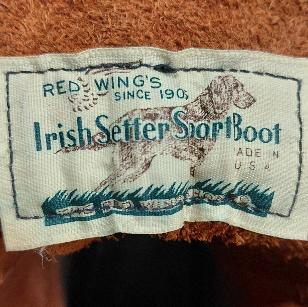Vintage Womens Red Wing Irish Setter Classic Work / Hunting Boots SIZE 6.5C Wide - Picture 9 of 15